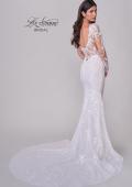 Picture of: Long Sleeve Wedding Dress with Beautiful Lace and Boning Detail in IIIII, Style: B1290, Detail Picture 6