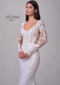 Picture of: Long Sleeve Wedding Dress with Beautiful Lace and Boning Detail in IIIII, Style: B1290, Detail Picture 7