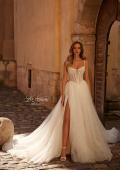 Picture of: Elegant Bridal Gown with Corset Bodice and Full A-line Skirt in IIIIII, Style: B1382, Main Picture