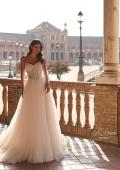 Picture of: Strapless Ruched Corset Tulle Ball Gown Wedding Dress in IIIIII, Style: B1437, Detail Picture 9, Landscape