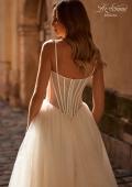 Picture of: Elegant Bridal Gown with Corset Bodice and Full A-line Skirt in IIIIII, Style: B1382, Detail Picture 2