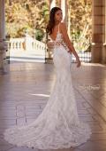 Picture of: Beautiful Lace Wedding Gown with Illusion Lace Back and Beaded Straps in IIINI, Style: B1314, Main Picture