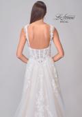 Picture of: A-Line Tulle and Lace Gown with Slit and Illusion Bodice in IIINI, Style: B1307, Detail Picture 8