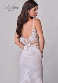 Picture of: Beautiful Lace Wedding Gown with Illusion Lace Back and Beaded Straps in IIINI, Style: B1314, Detail Picture 8