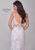 Picture of: Beautiful Lace Wedding Gown with Illusion Lace Back and Beaded Straps in IIINI, Style: B1314, Detail Picture 9