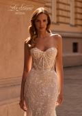 Picture of: Strapless Wedding Dress with Corset Bodice and Illusion Back in IIINI, Style: B1379, Detail Picture 1