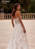 Picture of: A Line Wedding Gown with Slit in a Beautiful Lace in IIINI, Style: B1358, Detail Picture 2