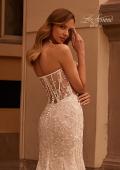 Picture of: Strapless Wedding Dress with Corset Bodice and Illusion Back in IIINI, Style: B1379, Detail Picture 2