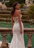 Picture of: Mermaid Lace and Tulle Wedding Dress with Unique Bustier Style Bodice in IIINI, Style: B1363, Detail Picture 3