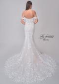 Picture of: Stunning Fitted Lace Wedding Dress with Trumpet Skirt and Off the Shoulder Straps in IIINI, Style: B1288, Detail Picture 5
