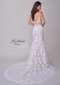 Picture of: Beautiful Lace Wedding Gown with Illusion Lace Back and Beaded Straps in IIINI, Style: B1314, Detail Picture 6