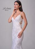 Picture of: Beautiful Lace Wedding Gown with Illusion Lace Back and Beaded Straps in IIINI, Style: B1314, Detail Picture 7