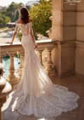 Picture of: Off the Shoulder Lace Long Sleeve Bridal Gown with Illusion Back in IIINII, Style: B1319, Main Picture