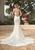 Picture of: Lace Gown with Gorgeous Clover Train and Open Back in IIINII, Style: B1241, Detail Picture 8, Landscape