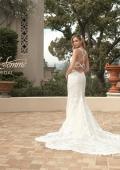 Picture of: Lace Gown with Gorgeous Clover Train and Open Back in IIINII, Style: B1241, Detail Picture 9, Landscape