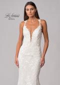Picture of: Lace Gown with Gorgeous Clover Train and Open Back in IIINII, Style: B1241, Detail Picture 14