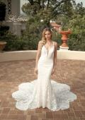 Picture of: Lace Gown with Gorgeous Clover Train and Open Back in IIINII, Style: B1241, Detail Picture 3