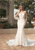 Picture of: Lace Gown with Gorgeous Clover Train and Open Back in IIINII, Style: B1241, Detail Picture 7, Landscape