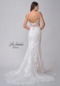 Picture of: Trumpet Lace Gown with Square Neckline in IILII, Style: B1174, Detail Picture 6