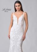 Picture of: Trumpet Lace Gown with Square Neckline in IILII, Style: B1174, Detail Picture 7