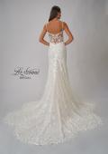 Picture of: Wedding Gown with Beautiful Clover Train and Lace Applique in IILIII, Style: B1158, Detail Picture 8