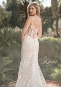 Picture of: Wedding Gown with Beautiful Clover Train and Lace Applique in IILIII, Style: B1158, Detail Picture 6