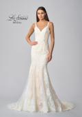 Picture of: Trumpet Lace V-Neck Wedding Gown in IINB, Style: B1003, Detail Picture 10