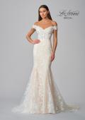 Picture of: Ornate Lace Wedding Dress with Off Shoulder Top in IINB, Style: B1014, Detail Picture 11