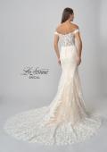Picture of: Ornate Lace Wedding Dress with Off Shoulder Top in IINB, Style: B1014, Detail Picture 12