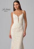 Picture of: Plunge Neck Bridal Dress with Stunning Lace Details in IINB, Style: B1053, Detail Picture 12