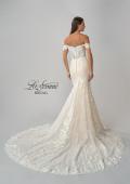 Picture of: Off the Shoulder Lace Deep V Wedding Gown in IINB, Style: B1016, Detail Picture 13