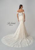 Picture of: Off the Shoulder Lace Deep V Wedding Gown in IINB, Style: B1016, Detail Picture 17