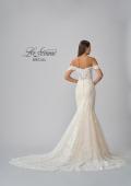 Picture of: Off the Shoulder Lace Deep V Wedding Gown in IINB, Style: B1016, Detail Picture 18