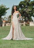 Picture of: Stunning Off the Shoulder Wedding Dress with Slit and Illusion Back in IINI, Style: B1223, Main Picture