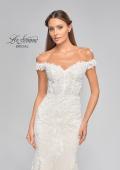 Picture of: Ornate Lace Wedding Dress with Off Shoulder Top in IINI, Style: B1014, Detail Picture 8