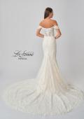 Picture of: Off the Shoulder Lace Deep V Wedding Gown in IINI, Style: B1016, Detail Picture 8