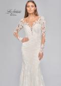 Picture of: Long Sleeve Embellished Lace Trumpet Dress in IINI, Style: B1018, Detail Picture 8