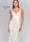 Picture of: Fitted Wedding Dress with V Neck and Beading in IINI, Style: B1071, Detail Picture 8