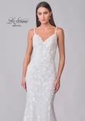 Picture of: V-Neck Lace Wedding Dress with Elegant Lace Trim Train in IINI, Style: B1286, Detail Picture 8