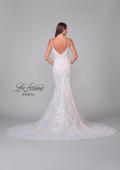 Picture of: Lace Plunge Neck Bridal Dress with Gorgeous Full Train in IINI, Style: B1216, Detail Picture 9