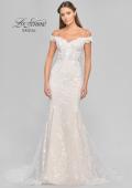 Picture of: Ornate Lace Wedding Dress with Off Shoulder Top in IINI, Style: B1014, Detail Picture 10