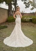 Picture of: Trumpet Lace V-Neck Wedding Gown in IINI, Style: B1003, Back Picture