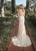 Picture of: Plunge Neck Bridal Dress with Stunning Lace Details in IINI, Style: B1053, Back Picture