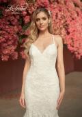 Picture of: Lace Trumpet Wedding Dress with Open Back in IINI, Style: B1010, Detail Picture 1