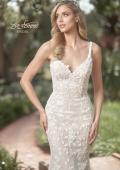 Picture of: Fitted Wedding Dress with V Neck and Beading in IINI, Style: B1071, Detail Picture 1