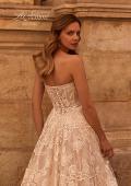 Picture of: Beautiful Strapless Lace Gown with Plunge Neckline and Illusion Waist in IINI, Style: B1384, Detail Picture 2