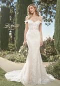 Picture of: Ornate Lace Wedding Dress with Off Shoulder Top in IINI, Style: B1014, Detail Picture 3