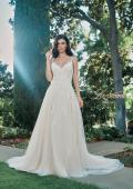 Picture of: A-Line Lace and Tulle Wedding Dress with Slit and Pockets in IINI, Style: B1123, Detail Picture 3