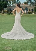 Picture of: Lace Plunge Neck Bridal Dress with Gorgeous Full Train in IINI, Style: B1216, Detail Picture 3