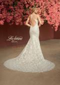 Picture of: Lace Trumpet Wedding Dress with Open Back in IINI, Style: B1010, Detail Picture 4